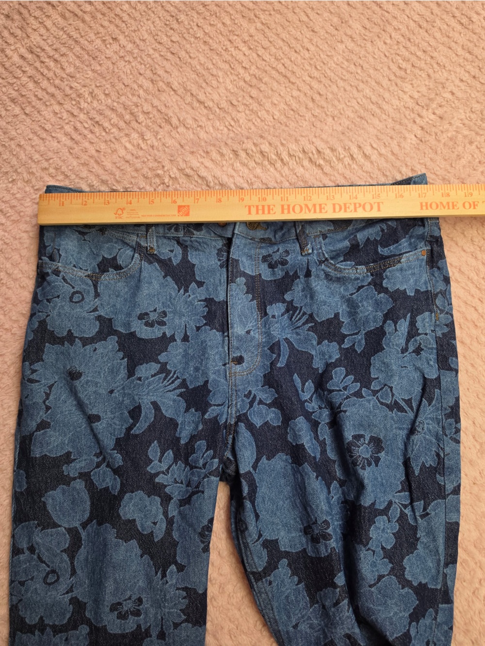 Wrangler Floral High-Rise Fierce Flare Jeans- Size 16 - Picture 8 of 12